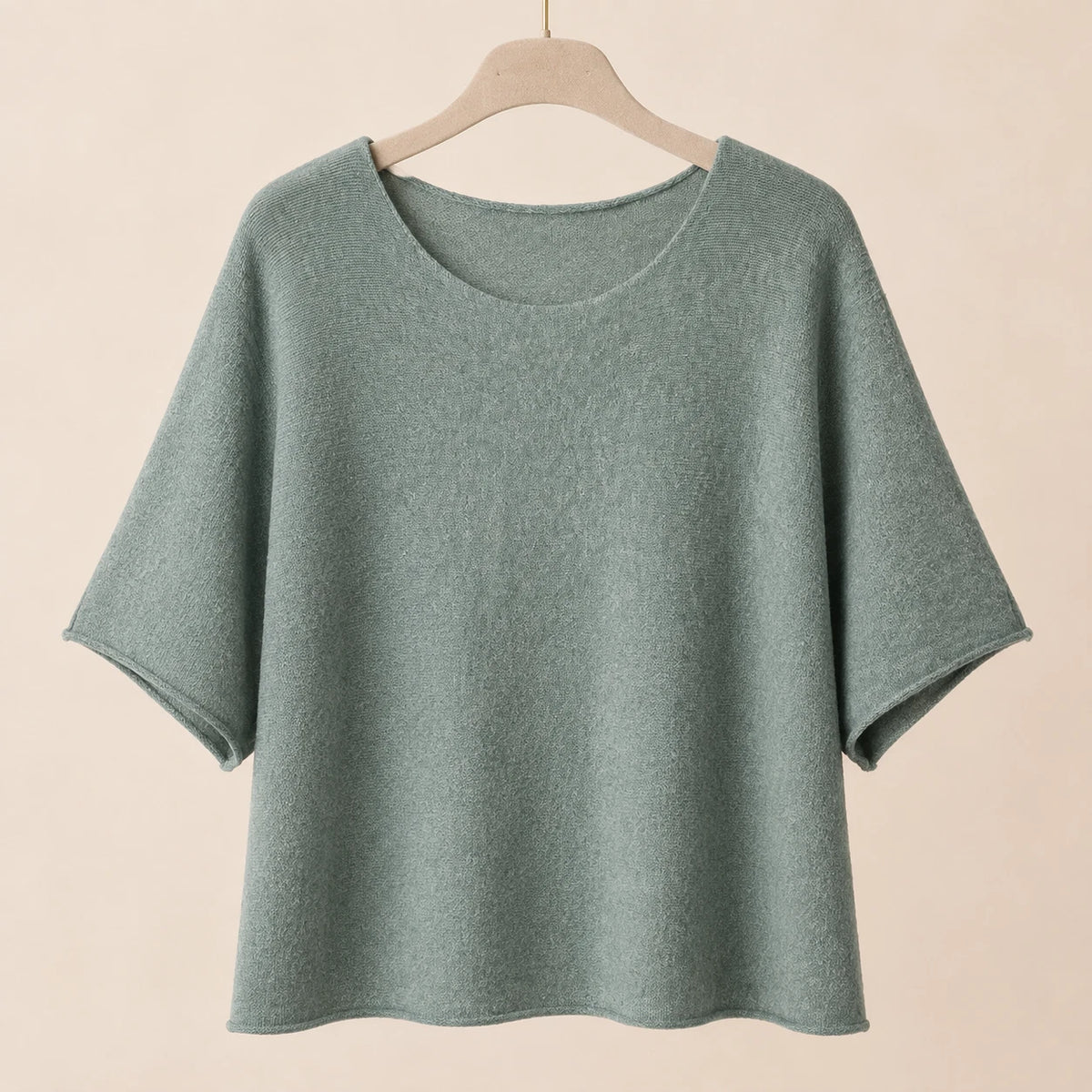 Curvy Damen Feinstrick-Pullover Kurzarm Größen 48–60 – Ansicht 1