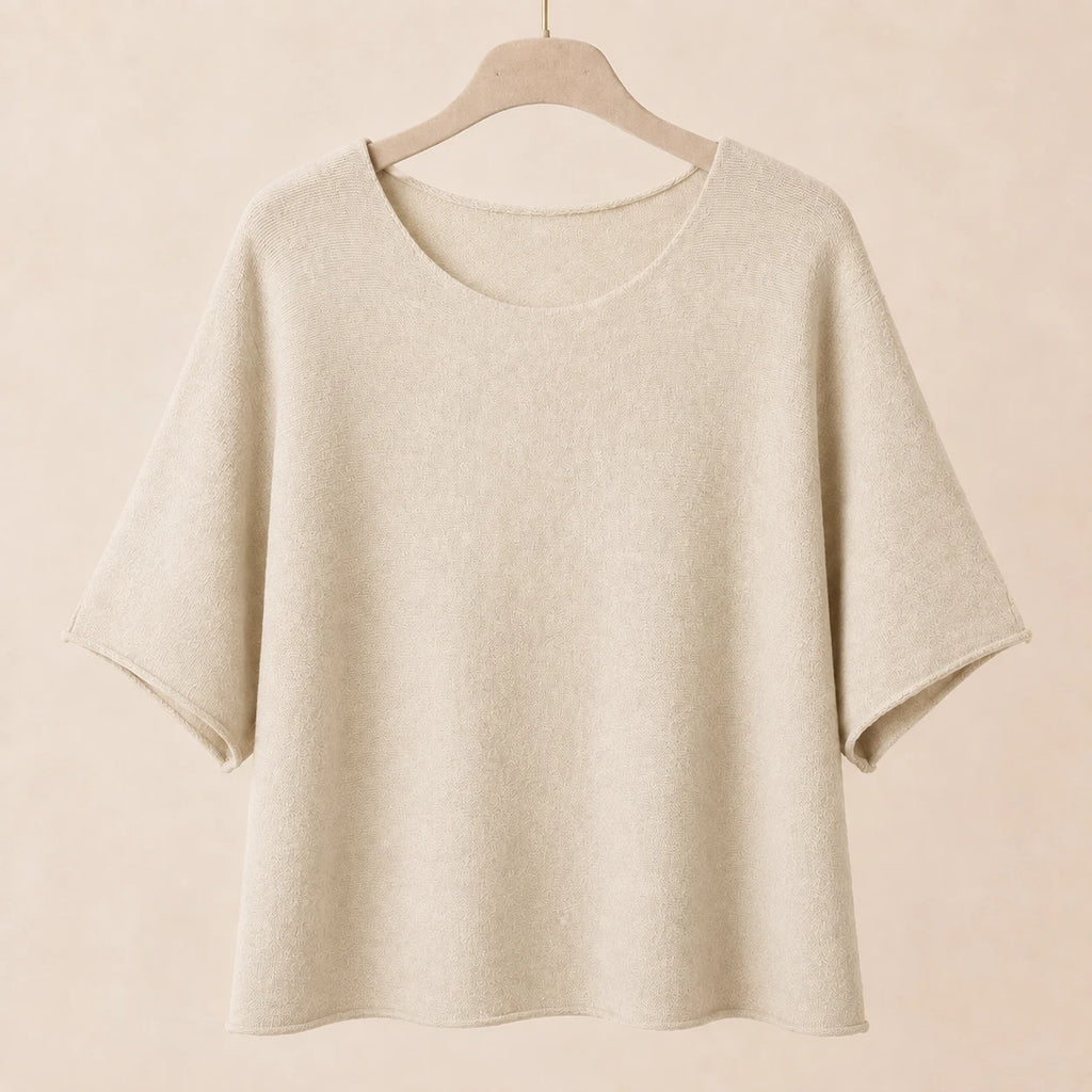 Curvy Damen Feinstrick-Pullover Kurzarm Größen 48–60 – Ansicht 5