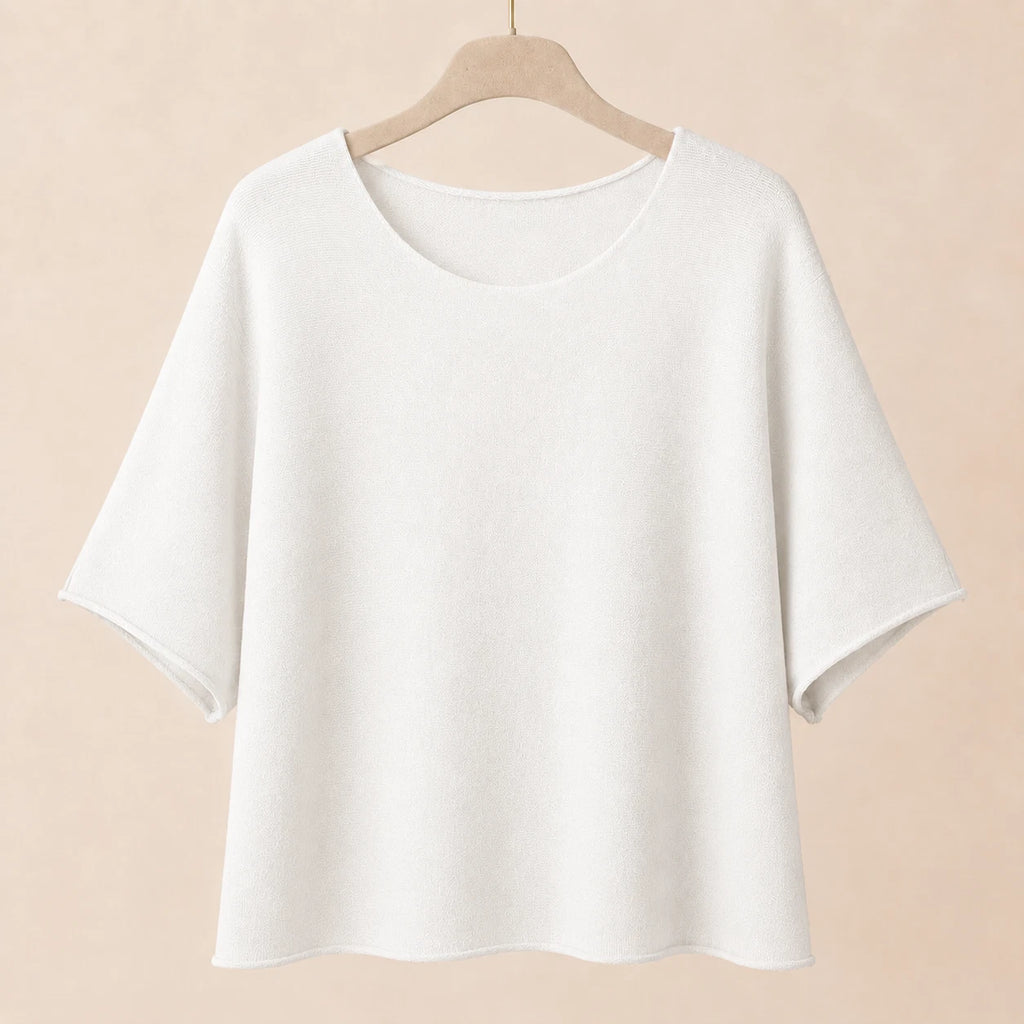 Curvy Damen Feinstrick-Pullover Kurzarm Größen 48–60 – Ansicht 6