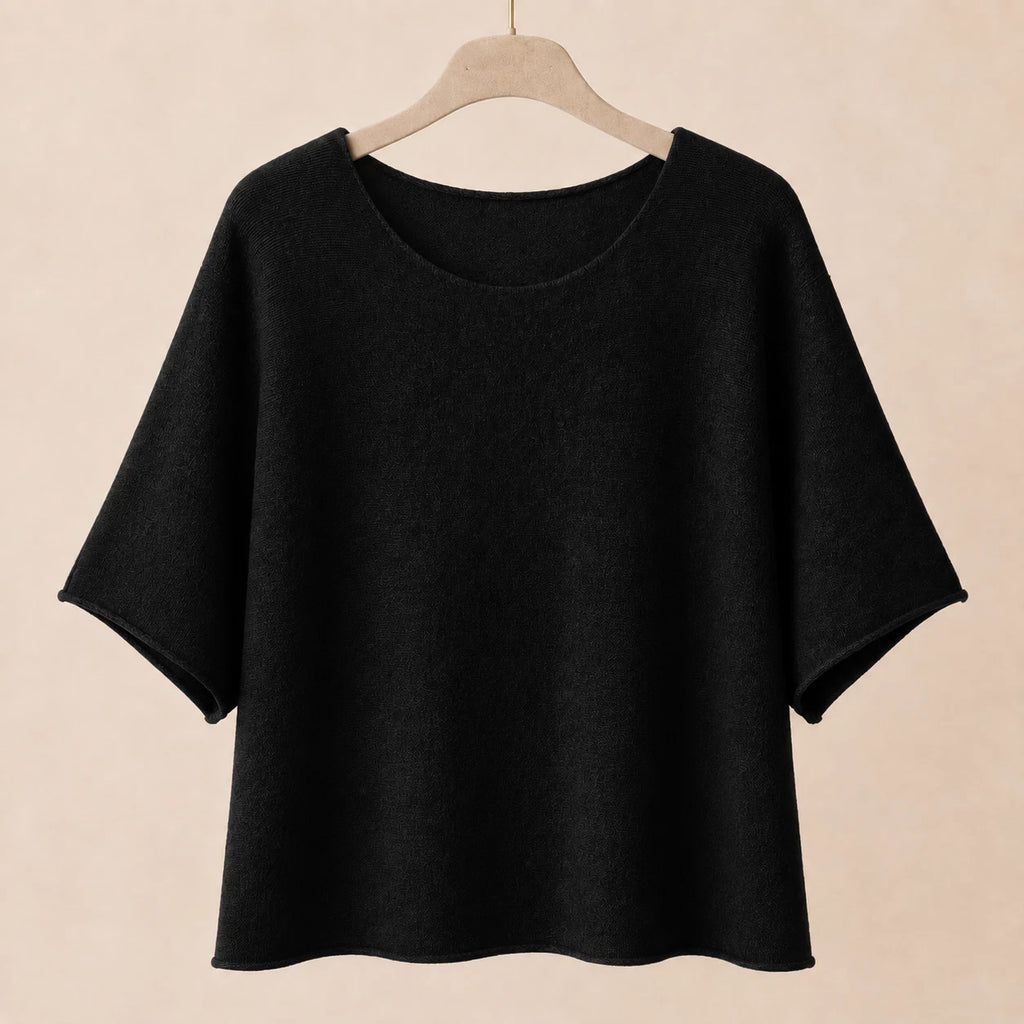 Curvy Damen Feinstrick-Pullover Kurzarm Größen 48–60 – Ansicht 7