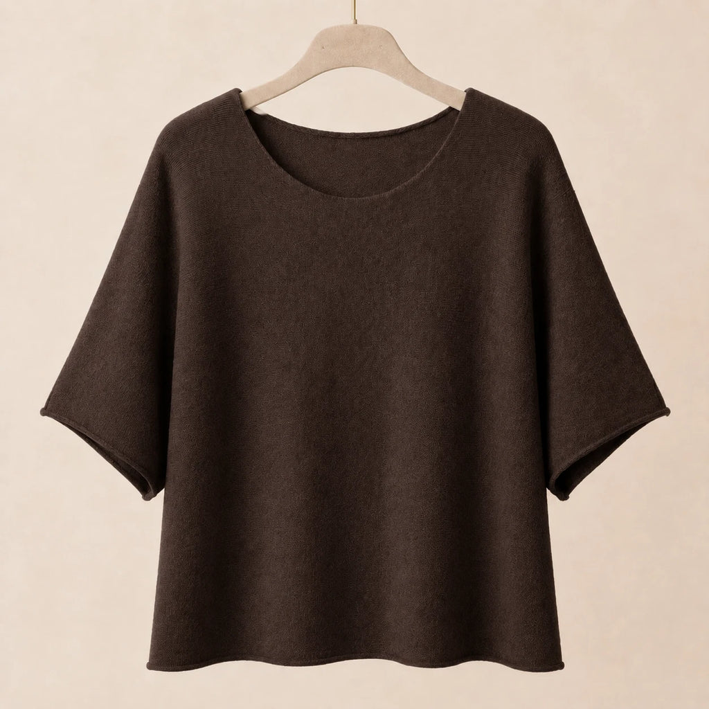 Curvy Damen Feinstrick-Pullover Kurzarm Größen 48–60 – Ansicht 8