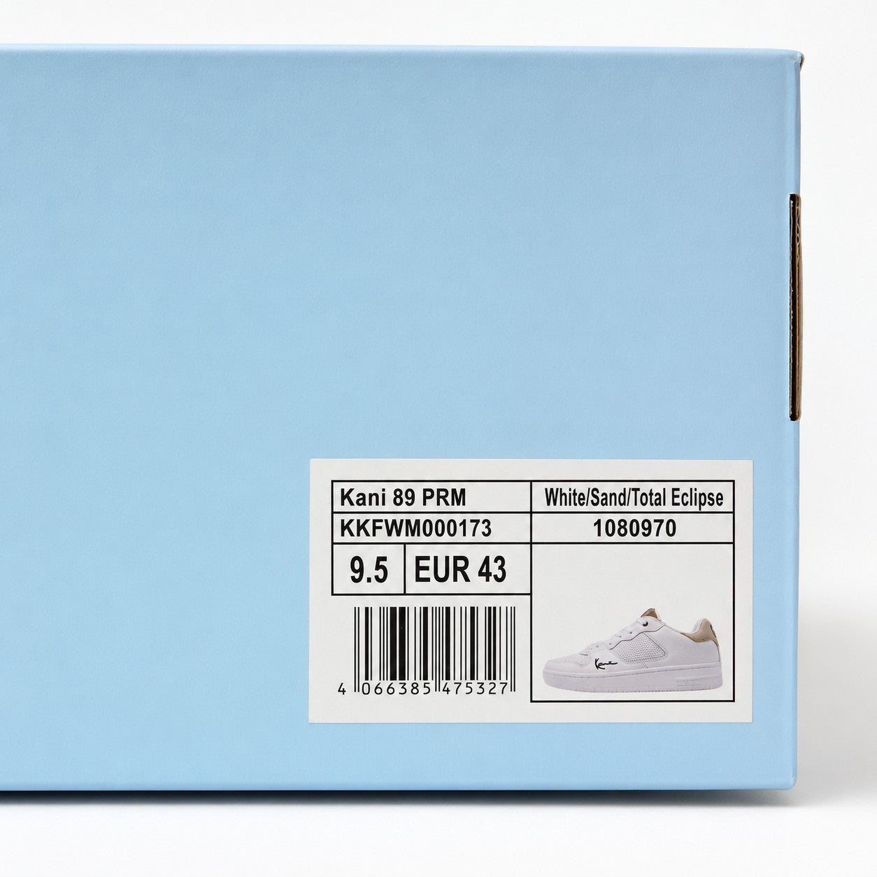 Karl Kani 89 PRM Sneaker Herren Weiß Beige Größe 43 US 9,5 OVP – Produktbild 2