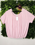 Damen Oversize T-Shirt Altrosa Kurzarm Rundhals New Collection Größe 56 – Produktbild 1