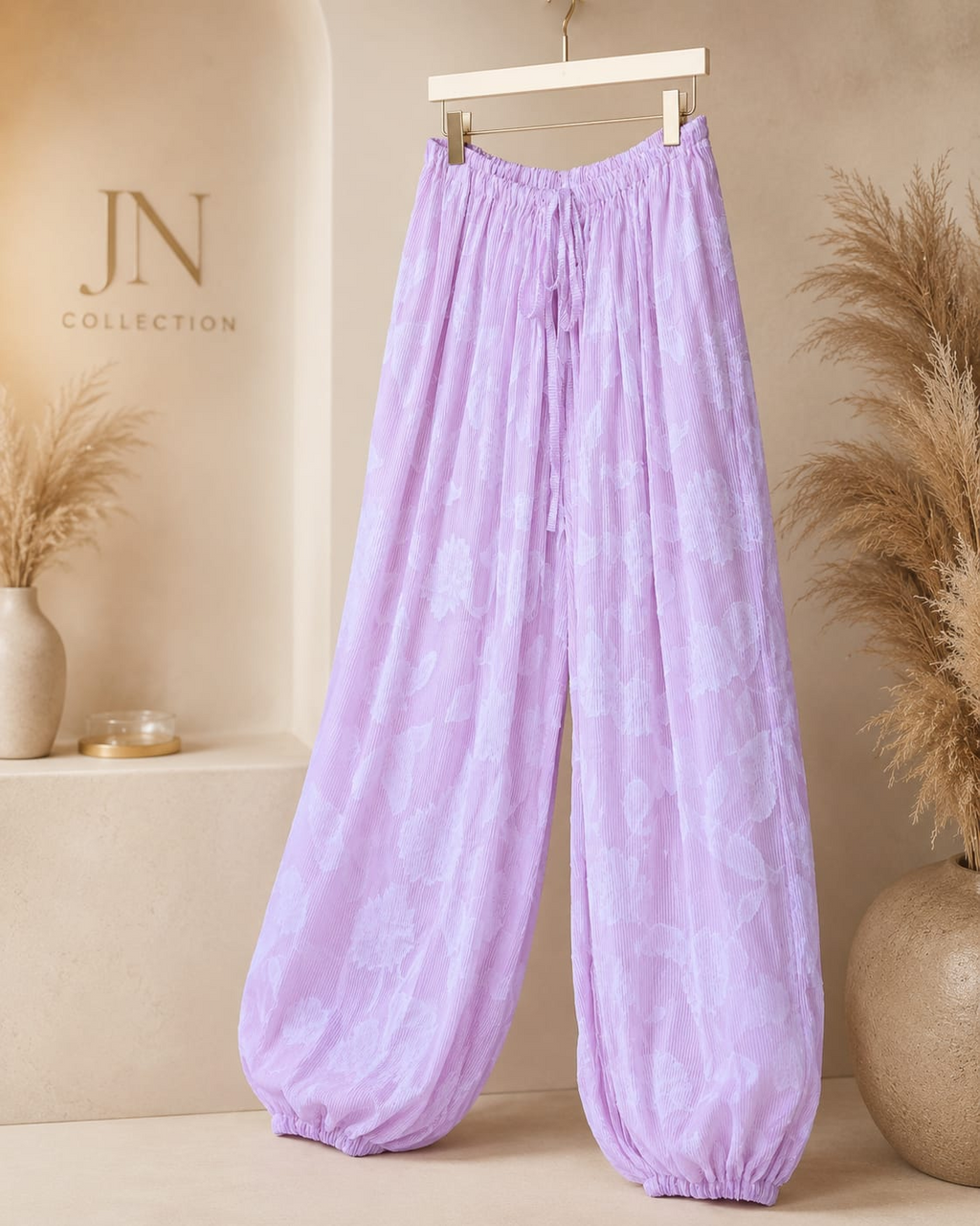 Damen Ballonhose Übergröße 44–60 Haremshose Pumphose extra weit – Produktbild 8