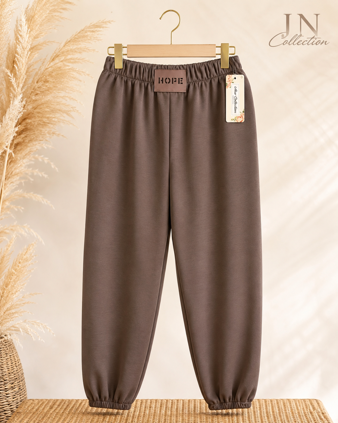 Damen Jogginghose Viskose Butterstoff Curvy 44-56 Gummibund Schlupfhose – Produktbild 3