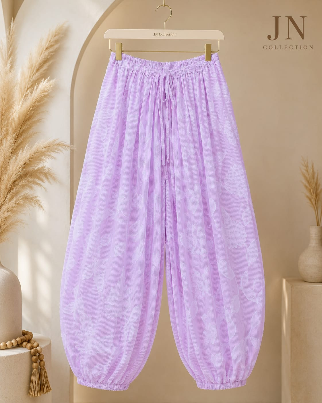 Damen Ballonhose Übergröße 44–60 Haremshose Pumphose extra weit – Produktbild 5