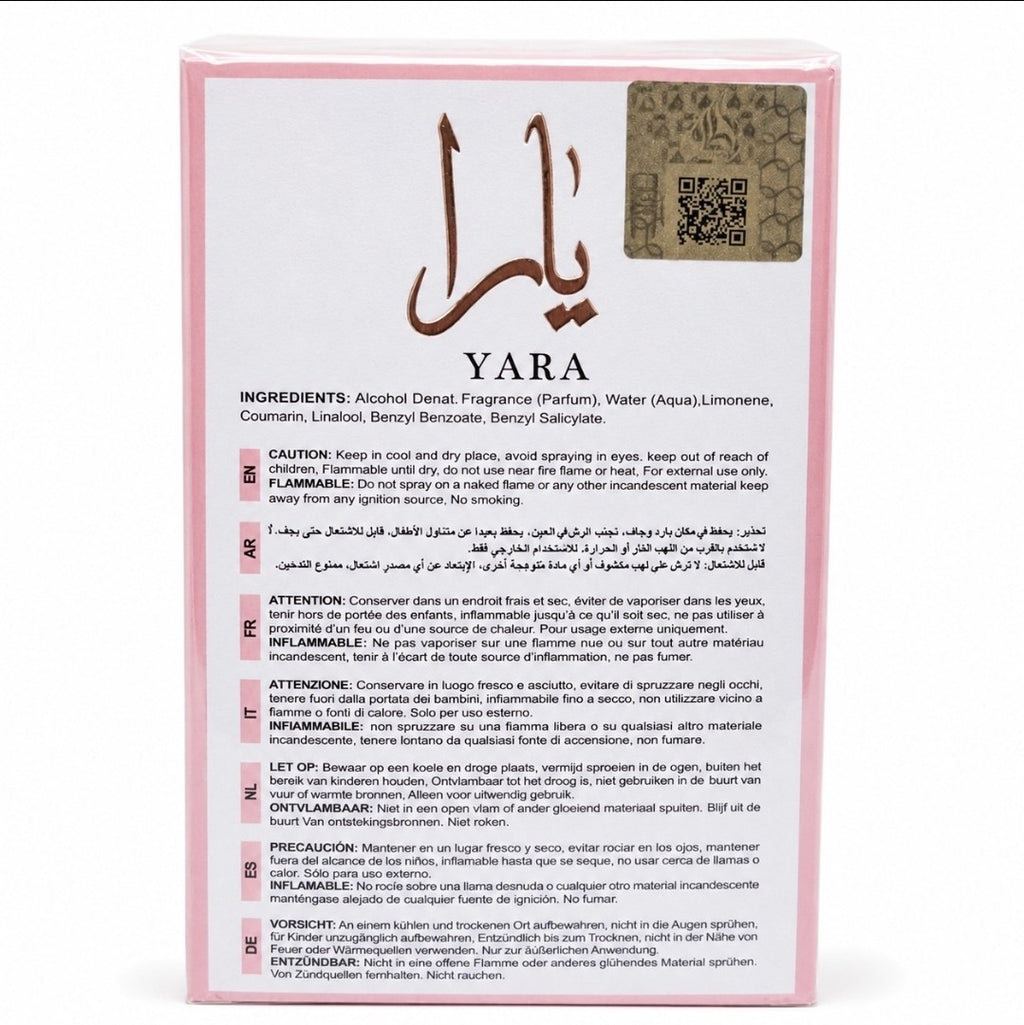 Lattafa Yara Eau de Parfum 100 ml Damenparfüm OVP Versiegelt Original – Produktbild 2