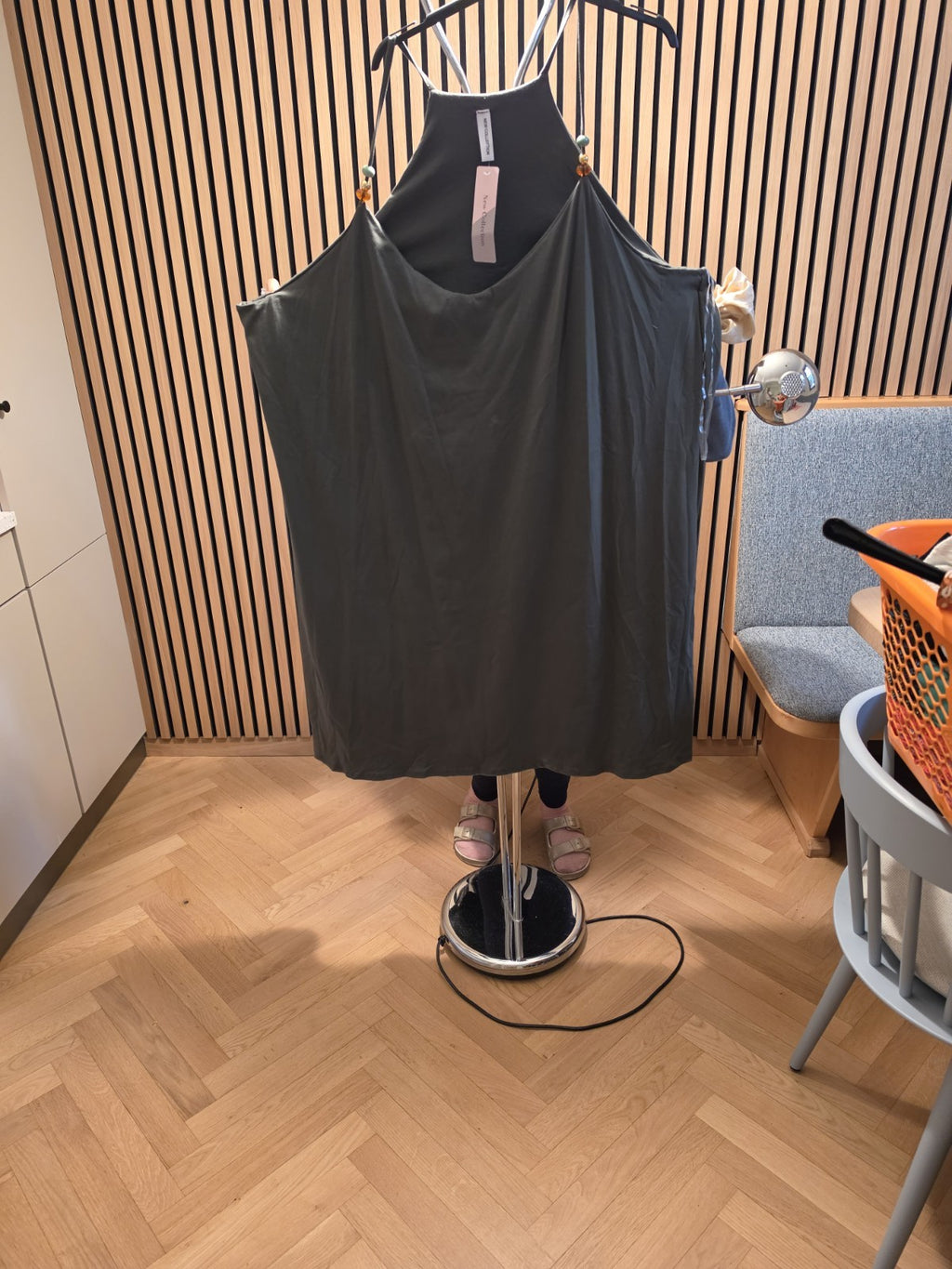 Oversize Maxikleid Viskose Schwarz Boho Sommer Größe 52 54 56 58 – Produktbild 5