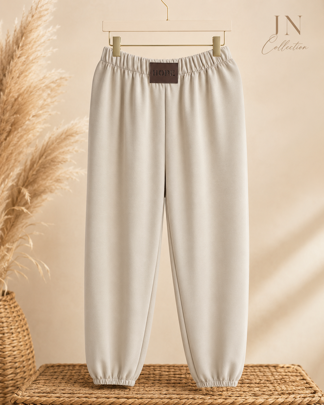 Damen Jogginghose Viskose Butterstoff Curvy 44-56 Gummibund Schlupfhose – Produktbild 2
