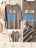 Damen Oversize T-Shirt Ibiza Muschel 48-56 Vintage Made in Italy XXL – Produktbild 1
