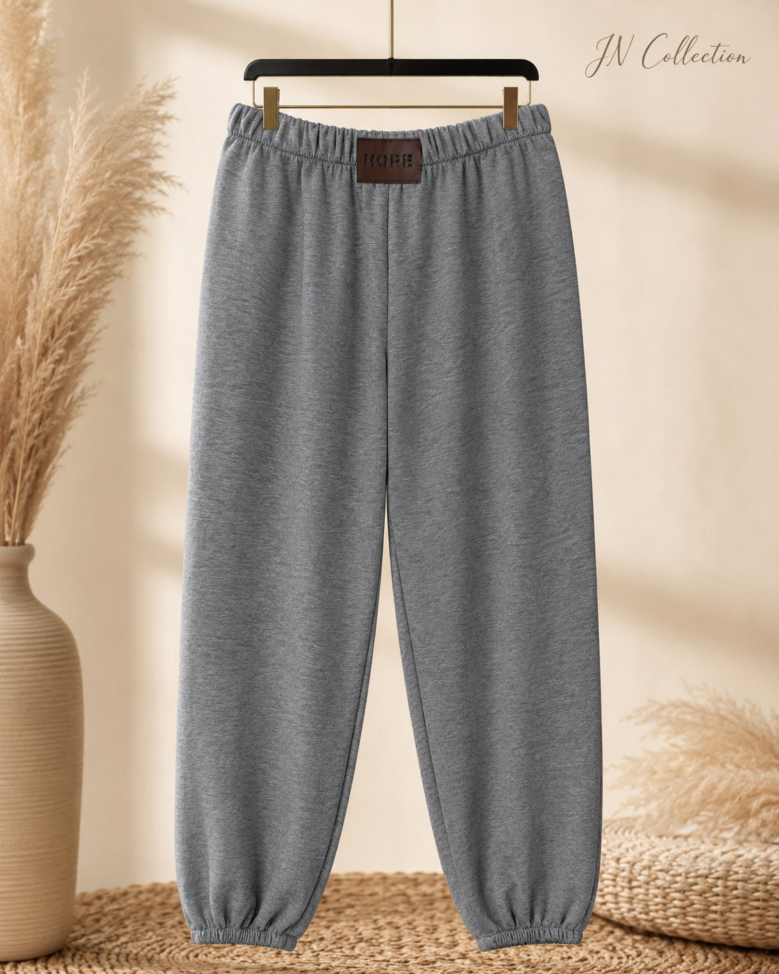 Damen Jogginghose Viskose Butterstoff Curvy 44-56 Gummibund Schlupfhose – Produktbild 5
