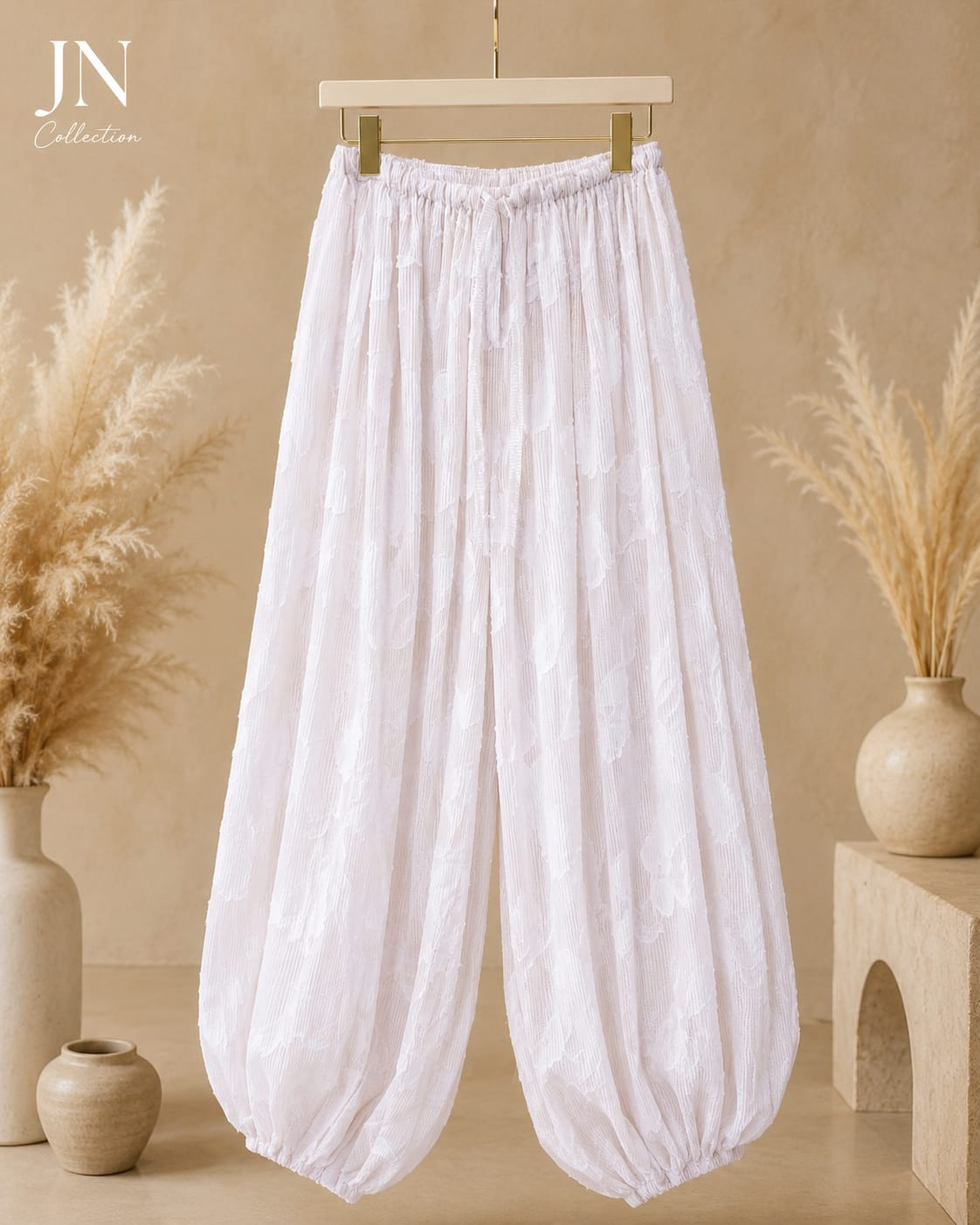 Damen Ballonhose Übergröße 44–60 Haremshose Pumphose extra weit – Produktbild 1